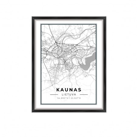City Map Kaunas | Home Decor