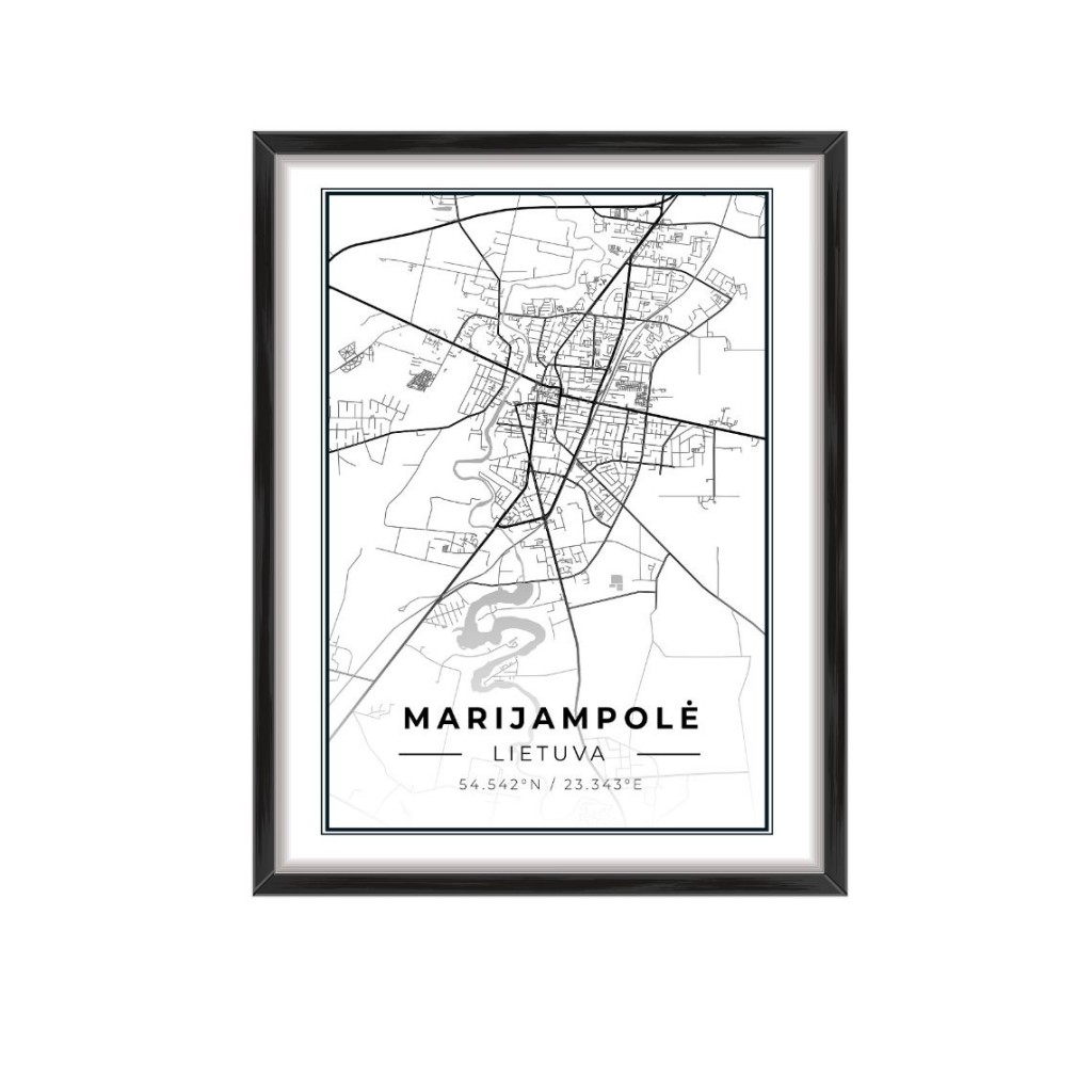 Marijampole Pilsētas karte Marijampole Pilsētas karte