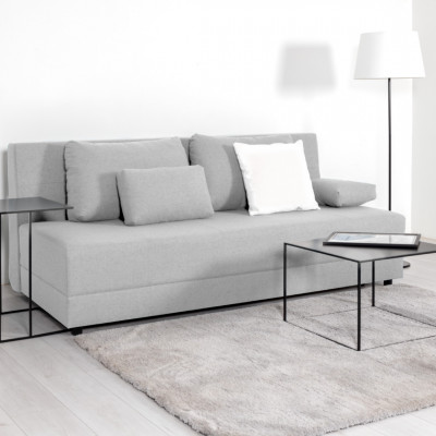 Dīvāns gulta Juna | Gaiši pelēks | dvani | NMF Home