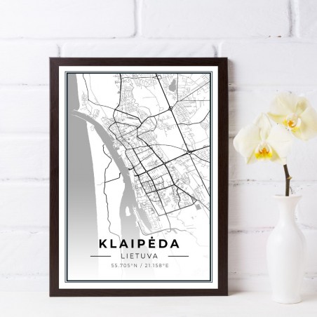 Miesto žemėlapis Klaipėda | paveikslai | NMF Home