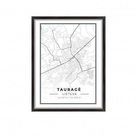 Miesto žemėlapis Tauragė | paveikslai | NMF Home