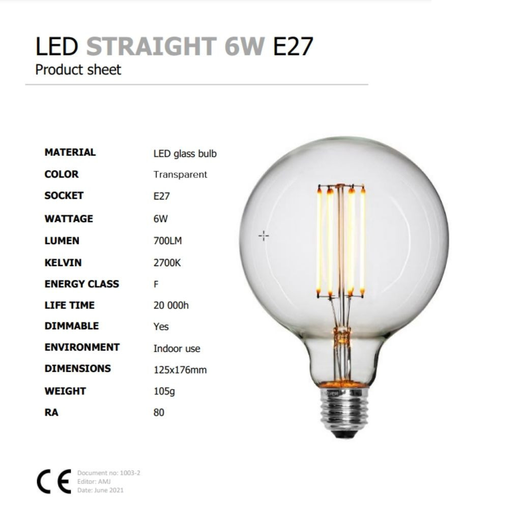 Pendant luminaire Tube Aqua | Asphalt