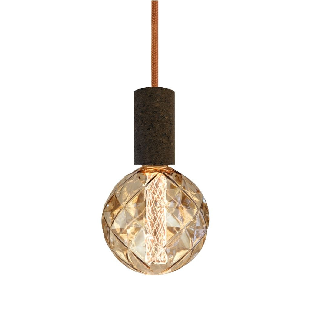 Piekaramais gaismeklis Cork Soil | Copper