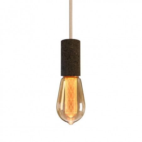 Piekaramais gaismeklis Cork Soil | Light beige