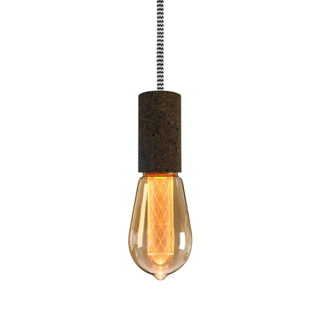 Pendant luminaire Cork Soil | Zebra Skin
