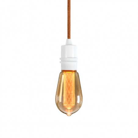 Piekaramais gaismeklis Bolt Balts | Copper