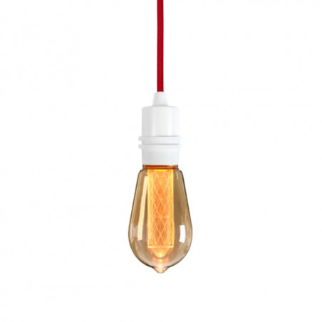 Piekaramais gaismeklis Bolt Balts | Rococco Red