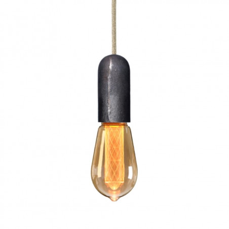 Pendant luminaire Base Iron | Natural Linen