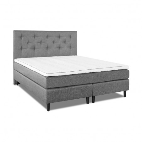 Bed with mattress Nice De Luxe | Grey