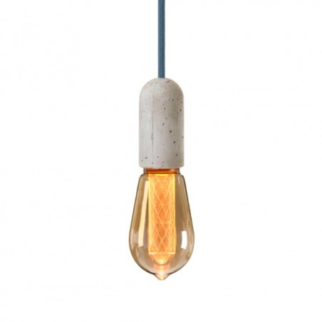 Piekaramais gaismeklis Base Concrete | Indian Teal
